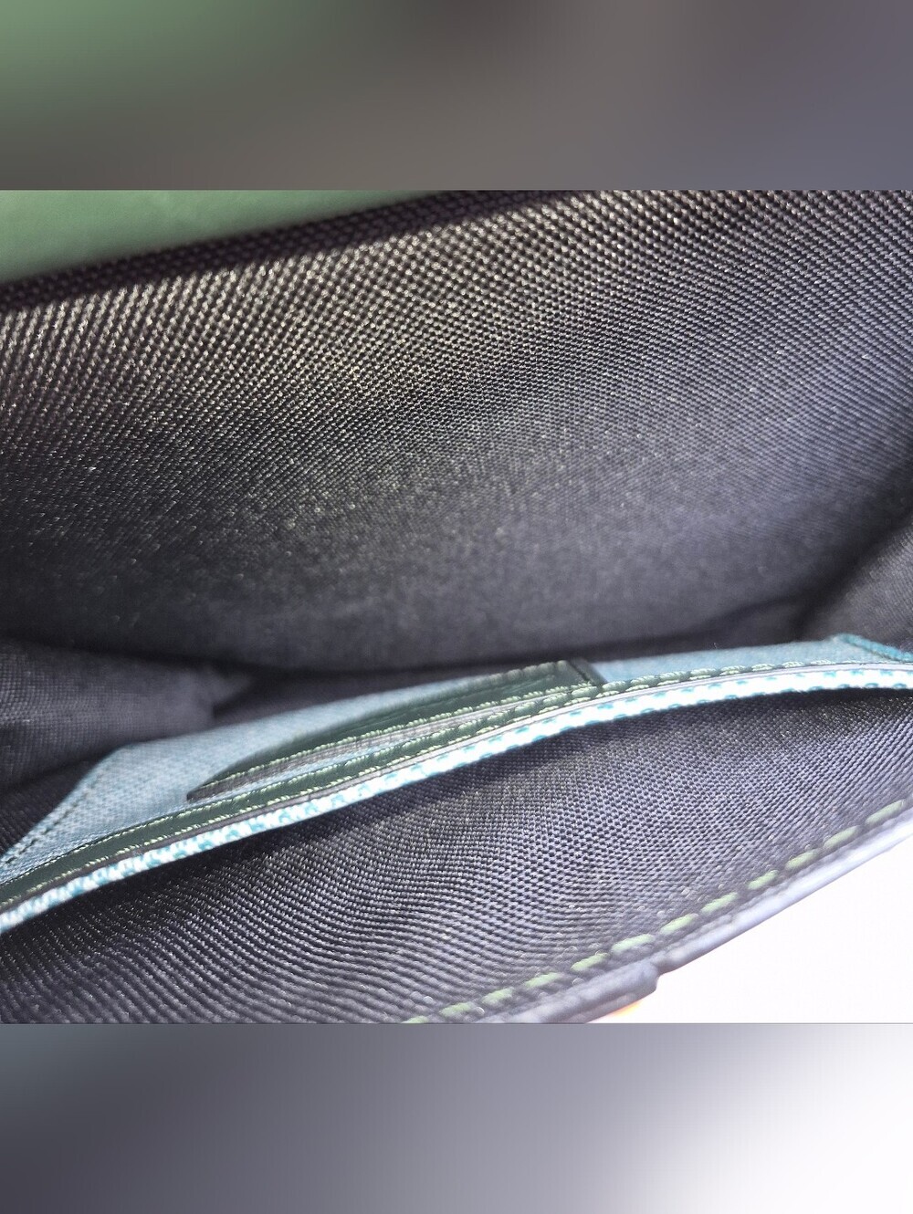 Anonimo Florentine Crossbody, Genuine Leather, Hunter Green - Picture 6 of 10